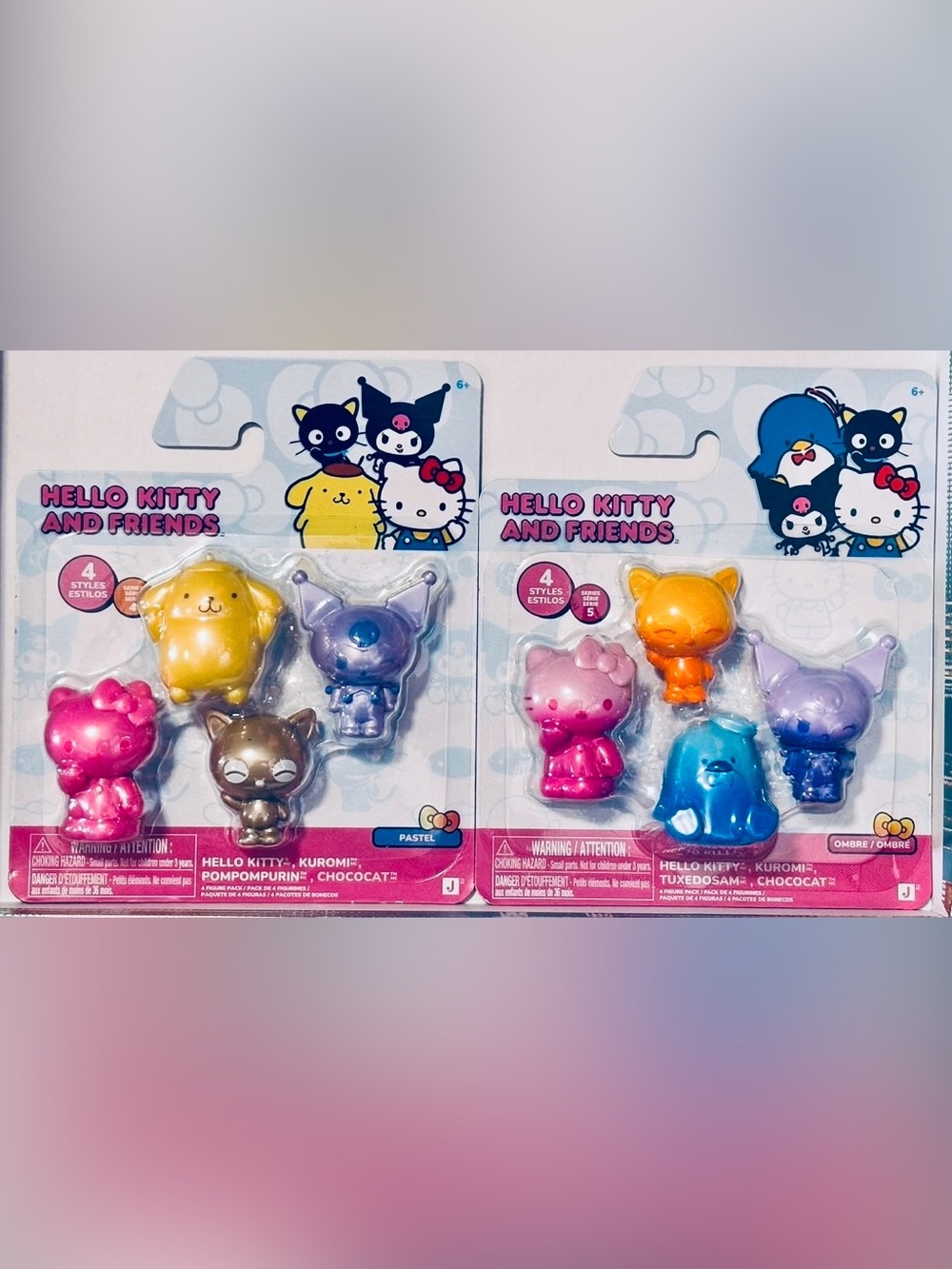 Hello Kitty & Friends Sets of Ombre and Pastel Mini Figures